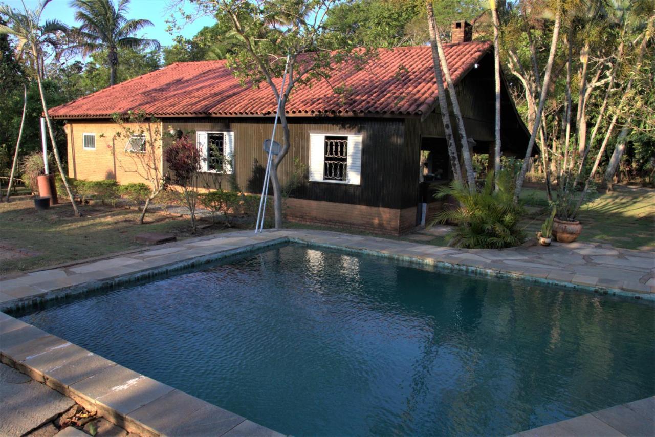 Villa Casa Unica Com Piscina E Lareira A 1,2 Km Do Centro Chapada dos Guimarães Exterior foto